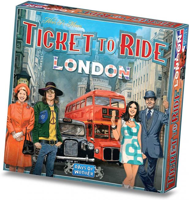 The Box art for Ticket to Ride: London