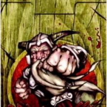 The Box art for Dungeons & Dragons Inn Fighting Dice Game